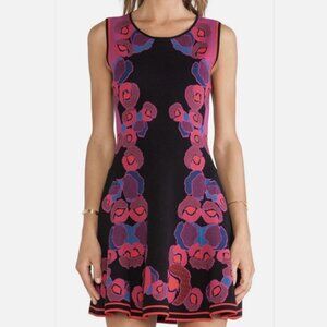 DVF Diane von Furstenberg Rose Gate Cerise Dress, size small